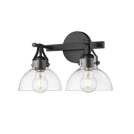 Millennium Lighting 2 Light 15" Wide Vanity Light Matte Black