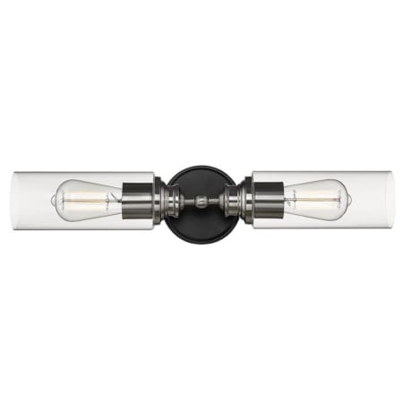 Millennium Lighting 2 Light 24" Wide Bathroom Vanity Light Matte Black / Brushed Nickel