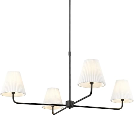 Millennium Lighting Ami 4 Light 40" Wide Chandelier Matte Black
