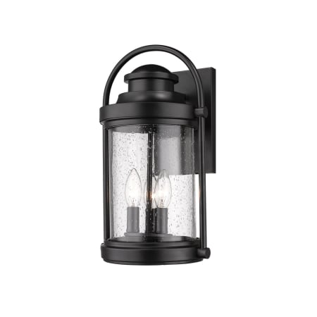 Millennium Lighting 3 Light 16" Tall Outdoor Wall Sconce Powder Coat Black
