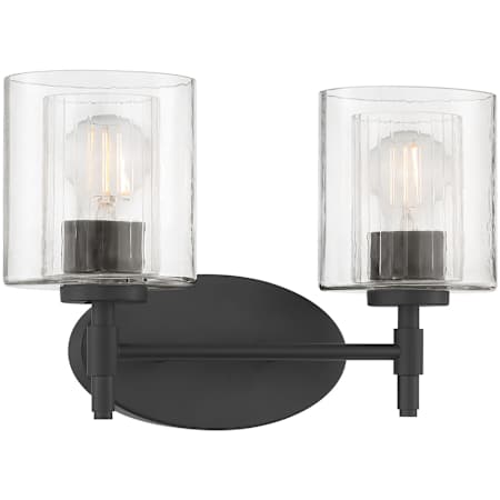 Millennium Lighting Solventa 2 Light 15" Wide Vanity Light Matte Black