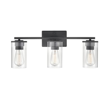Millennium Lighting Verlana 3 Light 22" Wide Vanity Light Matte Black