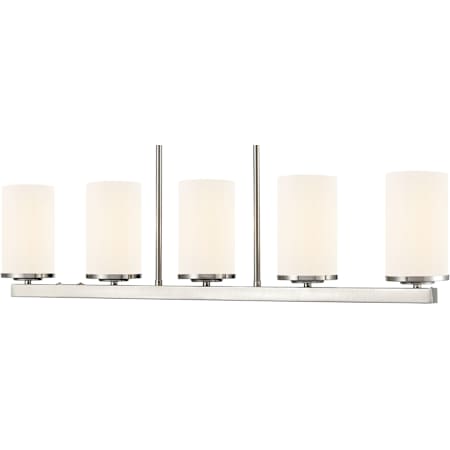 Millennium Lighting Verlana 5 Light 35" Wide Linear Chandelier Brushed Nickel