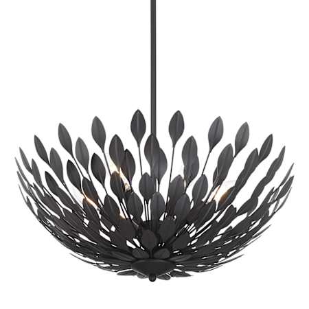 Millennium Lighting Merylmint 6 Light 21" Wide Pendant Matte Black