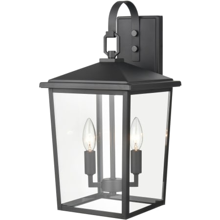 Millennium Lighting Fetterton 2 Light 18" Tall Outdoor Wall Sconce Powder Coat Black