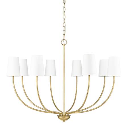 Millennium Lighting Kandor 8 Light 38" Wide Chandelier Vintage Brass