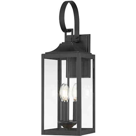 Millennium Lighting Halston 3 Light 23" Tall Outdoor Wall Sconce Powder Coated Black