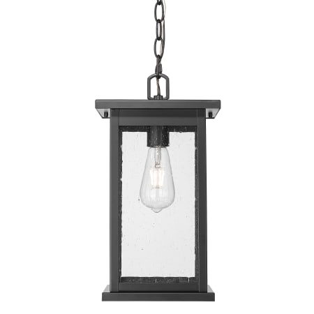 Millennium Lighting Bowton 9" Wide Outdoor Mini Pendant Powder Coated Black