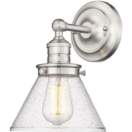 Millennium Lighting Eyden 11" Tall Bathroom Sconce Brushed Nickel