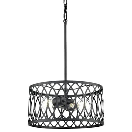 Millennium Lighting Arelyn 2 Light 13" Wide Pendant Matte Black