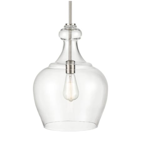 Millennium Lighting Corra 12" Wide Suspension Pendant Brushed Nickel