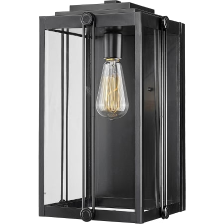 Millennium Lighting Oakland 17" Tall Outdoor Wall Sconce Powder Coat Black