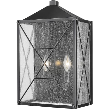 Millennium Lighting Caswell 2 Light 18" Tall Outdoor Wall Sconce Powder Coat Black