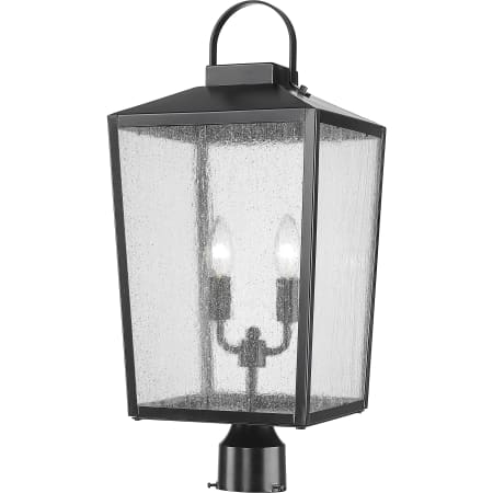 Millennium Lighting Devens 2 Light 24" Tall Outdoor Single Head Post Light Powder Coat Black