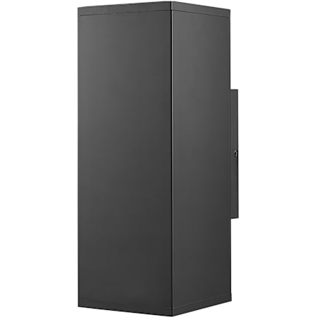 Millennium Lighting Vegas 2 Light 13" Tall Outdoor Wall Sconce with Frosted Glass Shades - ADA Compliant Powder Coated Black