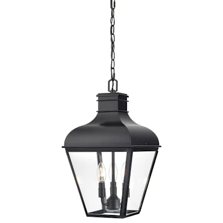 Millennium Lighting Edenton 3 Light 11" Wide Outdoor Pendant Matte Black