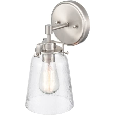 Millennium Lighting Amberose 12" Tall Bathroom Sconce Brushed Nickel
