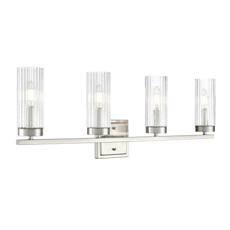 Millennium Lighting Iversen 4 Light 30" Wide Vanity Light Brushed Nickel