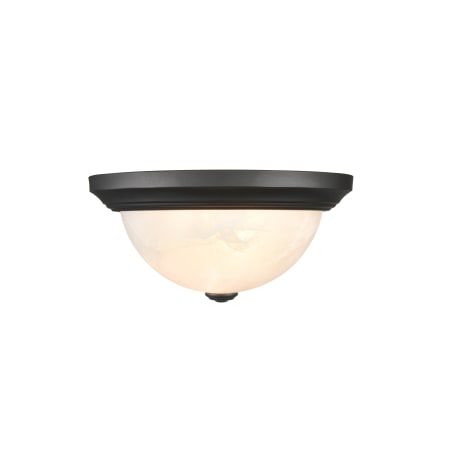 Millennium Lighting 2 Light 11" Wide Flush Mount Bowl Ceiling Fixture Matte Black