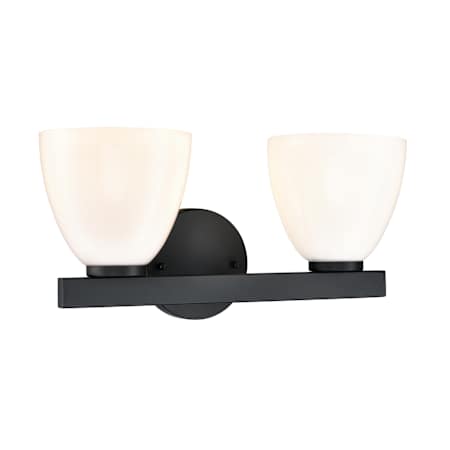 Millennium Lighting Apria 2 Light 16" Wide Vanity Light Matte Black