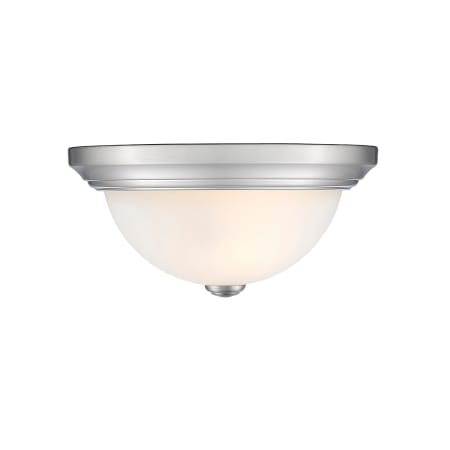 Millennium Lighting 2 Light 11" Wide Flush Mount Bowl Ceiling Fixture Brushed Nickel