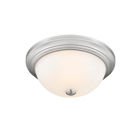 Millennium Lighting 2 Light 13" Wide Flush Mount Bowl Ceiling Fixture Brushed Nickel