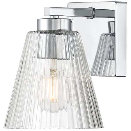 Millennium Lighting Riville 8" Tall Wall Sconce Chrome