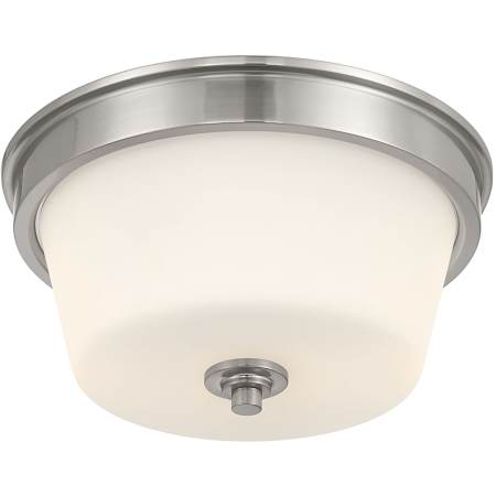 Millennium Lighting Strayhan 2 Light 13" Wide Flush Mount Bowl Ceiling Fixture Brushed Nickel