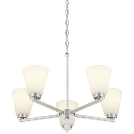 Millennium Lighting Strayhan 5 Light 24" Wide Chandelier Brushed Nickel