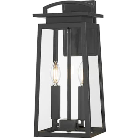 Millennium Lighting Kendrix 2 Light 18" Tall Outdoor Wall Sconce Powder Coated Black