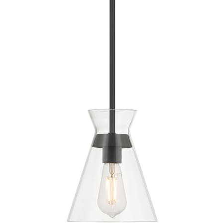 Millennium Lighting Amarella 7" Wide Mini Pendant Matte Black
