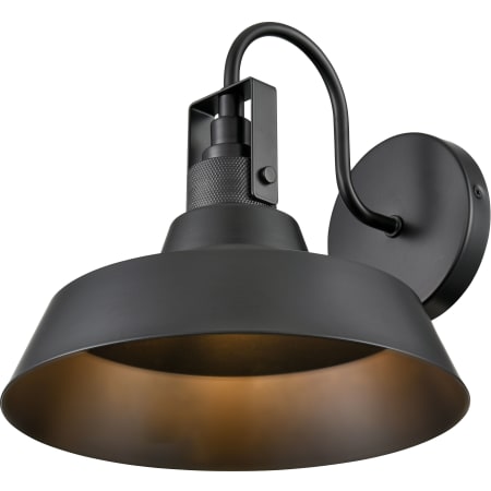 Millennium Lighting Axell 10" Tall Outdoor Wall Sconce with Metal Shade - ADA Compliant Powder Coated Black