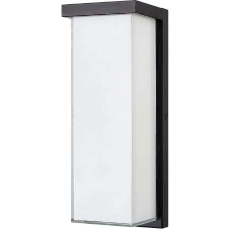 Millennium Lighting 14" Tall LED Outdoor Wall Sconce with Frosted Glass Shade - ADA Compliant Powder Coated Black