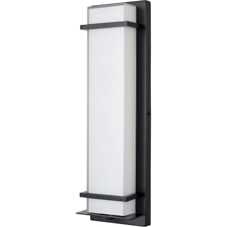 Millennium Lighting 20" Tall LED Outdoor Wall Sconce with Frosted Glass Shade and Full Backplate - ADA Compliant Powder Coated Black