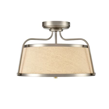 Millennium Lighting 15" Wide LED Semi-Flush Ceiling Fixture Brushed Nickel
