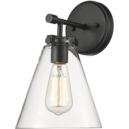 Millennium Lighting Aliza 12" Tall Bathroom Sconce Matte Black