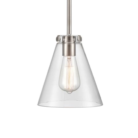 Millennium Lighting Aliza 8" Wide Mini Pendant Brushed Nickel