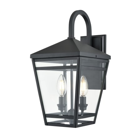 Millennium Lighting Seager 2 Light 17" Tall Outdoor Wall Sconce Textured Black
