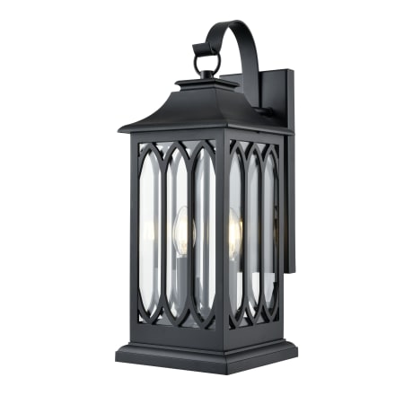 Millennium Lighting Mallorey 2 Light 21" Tall Outdoor Wall Sconce Powder Coated Black