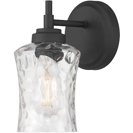 Millennium Lighting Clarvyn 9" Tall Wall Sconce Matte Black