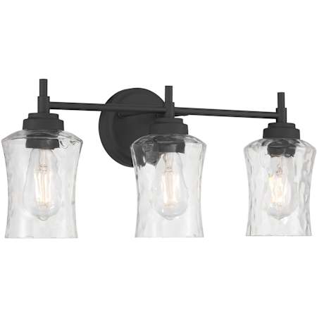 Millennium Lighting Clarvyn 3 Light 21" Wide Vanity Light Matte Black