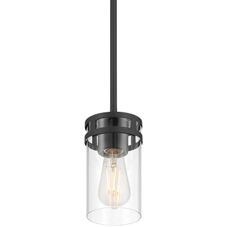 Millennium Lighting Lunden 4" Wide Pillar Candle Mini Pendant Matte Black
