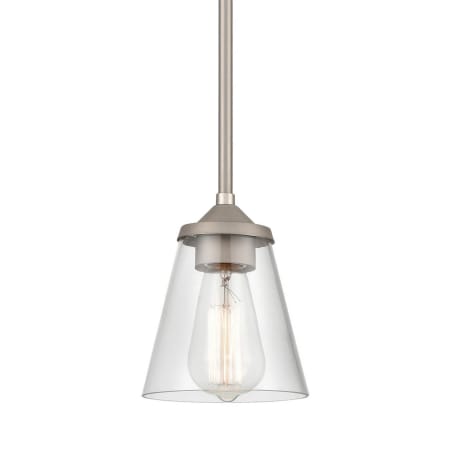 Millennium Lighting Josleen 6" Wide Suspension Mini Pendant Satin Nickel