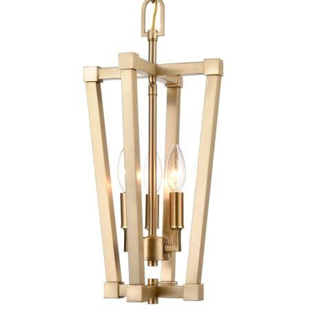 Millennium Lighting 3 Light 9" Wide Pendant Modern Gold