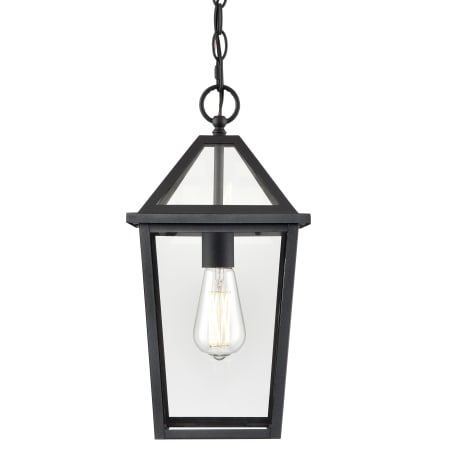 Millennium Lighting Eston 8" Wide Outdoor Mini Pendant Textured Black