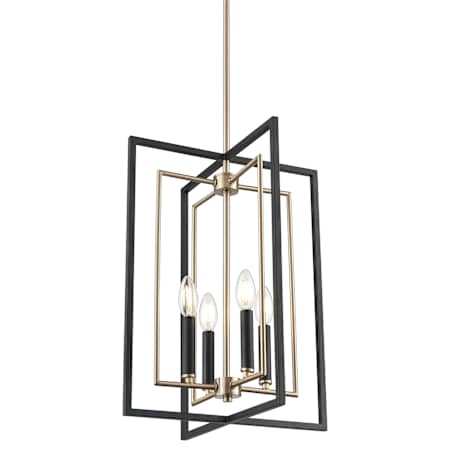 Millennium Lighting Noelle 4 Light 15" Wide Pendant Matte Black