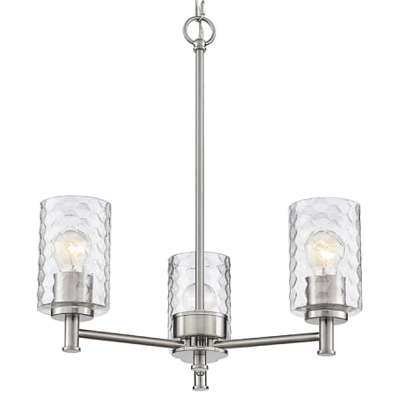Millennium Lighting Ashli 3 Light 20" Wide Chandelier Brushed Nickel