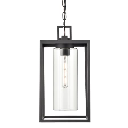 Millennium Lighting Ellway 9" Wide Outdoor Mini Pendant Textured Black