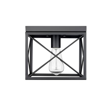 Millennium Lighting 9" Wide Flush Mount Square Ceiling Fixture Matte Black