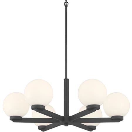 Millennium Lighting Ardeva 6 Light 28" Wide Sputnik Chandelier Matte Black